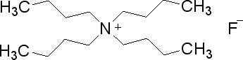 四正丁基氟化銨,429-41-4,結構式